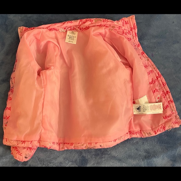 EUC Size 4 Pink Disney princess Jacket - Picture 4 of 4